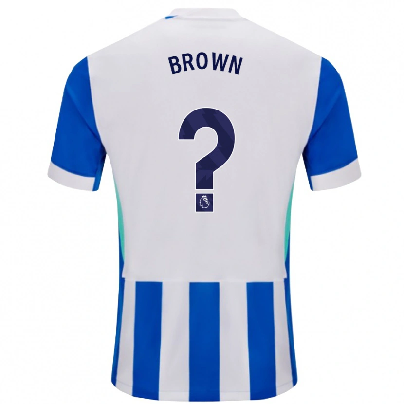 Danxen Kinder Harrison Brown #0 Blau Weiß Heimtrikot Trikot 2025/26 T-Shirt Österreich