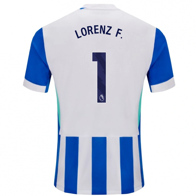 Danxen Kinder Lorenz Ferdinand #1 Blau Weiß Heimtrikot Trikot 2025/26 T-Shirt Österreich