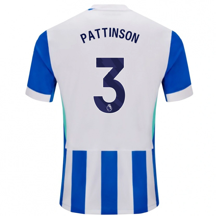Danxen Kinder Poppy Pattinson #3 Blau Weiß Heimtrikot Trikot 2025/26 T-Shirt Österreich