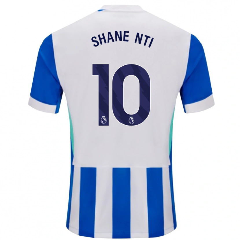 Danxen Kinder Shane Nti #10 Blau Weiß Heimtrikot Trikot 2025/26 T-Shirt Österreich