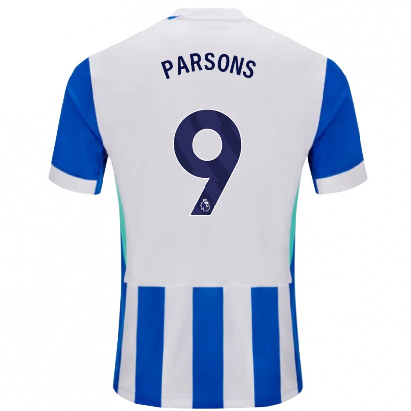 Danxen Kinder Jacob Parsons #9 Blau Weiß Heimtrikot Trikot 2025/26 T-Shirt Österreich