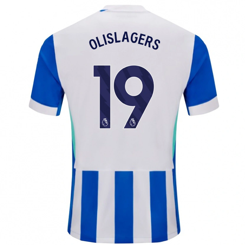 Danxen Kinder Marisa Olislagers #19 Blau Weiß Heimtrikot Trikot 2025/26 T-Shirt Österreich