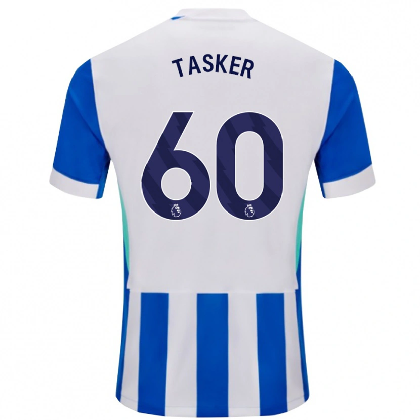 Danxen Kinder Charlie Tasker #60 Blau Weiß Heimtrikot Trikot 2025/26 T-Shirt Österreich