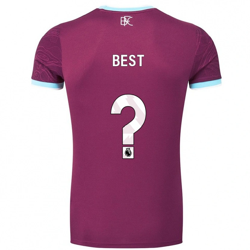 Danxen Kinder Freddie Best #0 Burgunderrot Himmelblau Heimtrikot Trikot 2025/26 T-Shirt Österreich