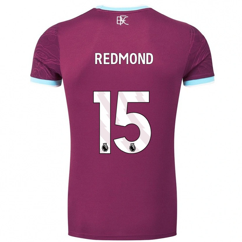 Danxen Kinder Nathan Redmond #15 Burgunderrot Himmelblau Heimtrikot Trikot 2025/26 T-Shirt Österreich