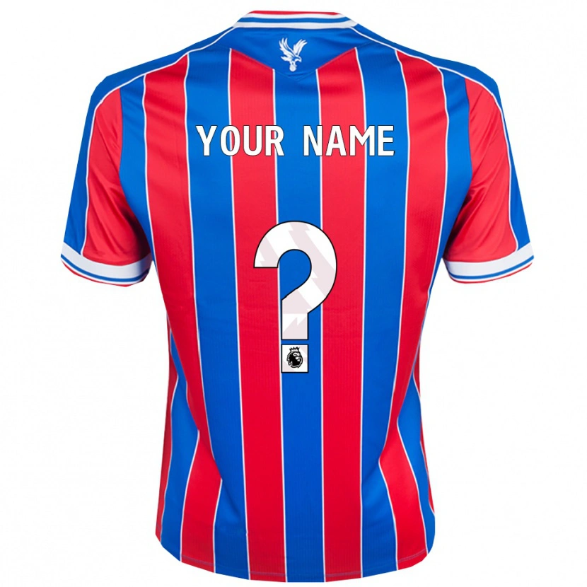 Danxen Kinder Ihren Namen #0 Blau Rot Weiß Heimtrikot Trikot 2025/26 T-Shirt Österreich