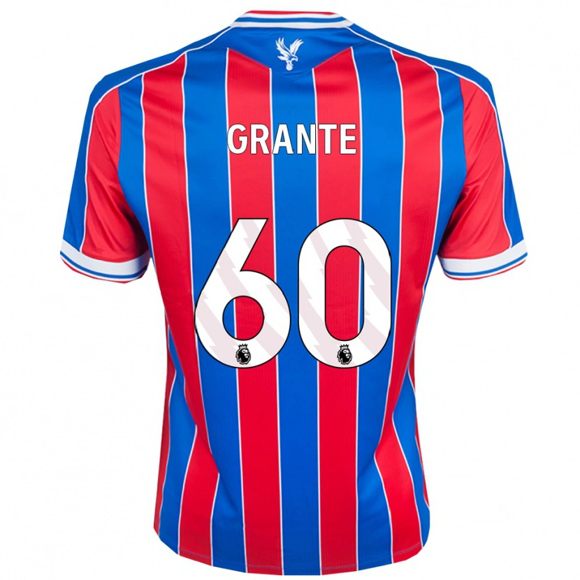 Danxen Kinder Jake Grante #60 Blau Rot Weiß Heimtrikot Trikot 2025/26 T-Shirt Österreich