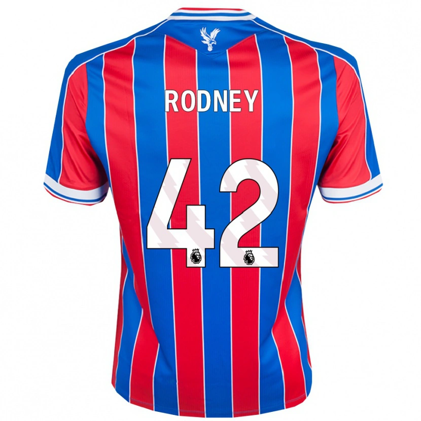 Danxen Kinder Kaden Rodney #42 Blau Rot Weiß Heimtrikot Trikot 2025/26 T-Shirt Österreich