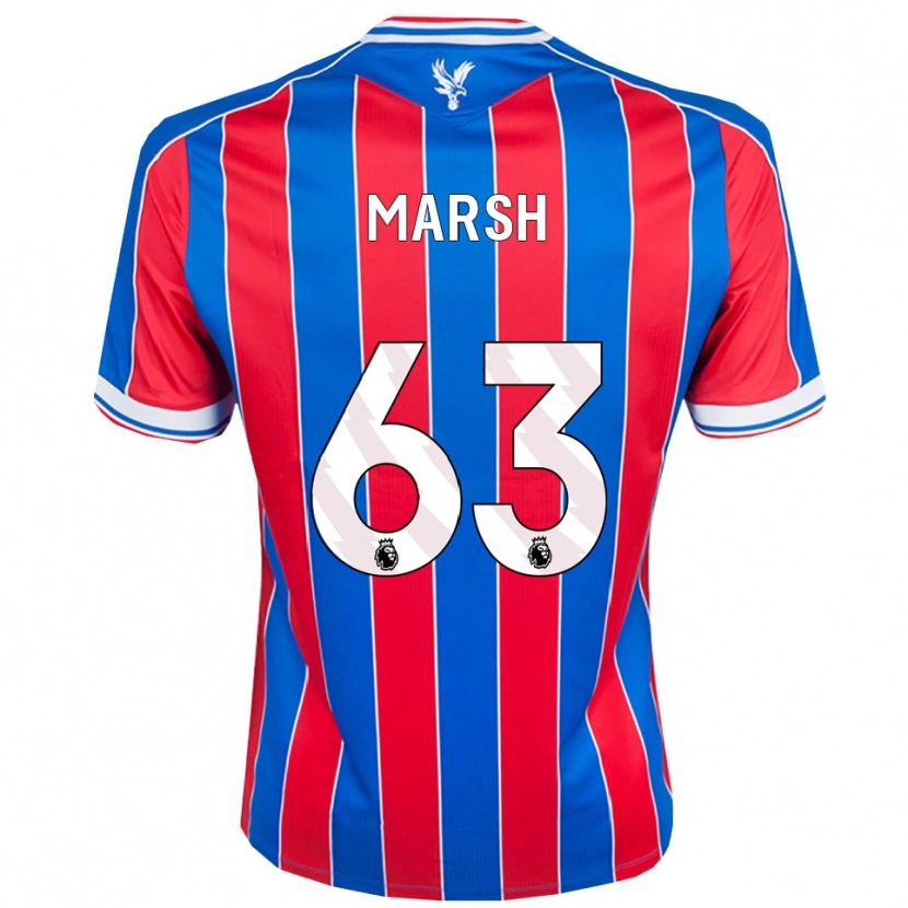 Danxen Kinder Zach Marsh #63 Blau Rot Weiß Heimtrikot Trikot 2025/26 T-Shirt Österreich