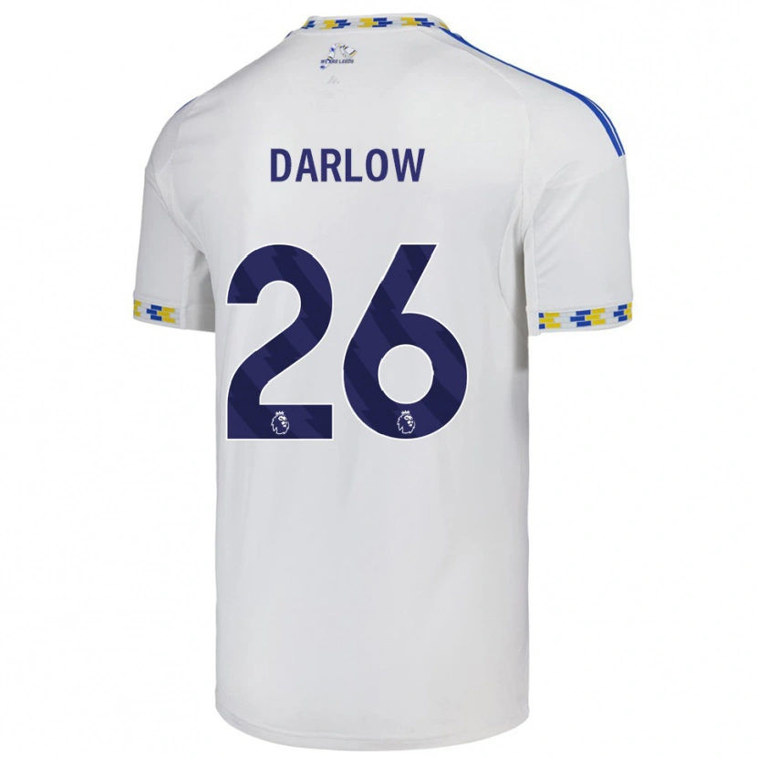 Danxen Kinder Karl Darlow #26 Weiß Blau Heimtrikot Trikot 2025/26 T-Shirt Österreich
