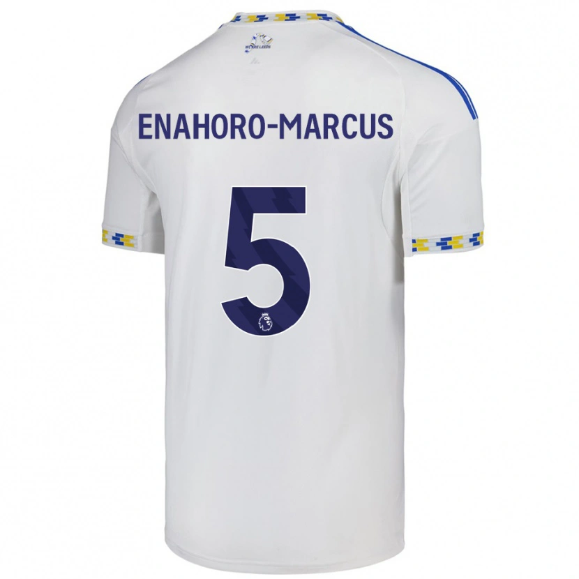 Danxen Kinder Louis Enahoro-Marcus #5 Weiß Blau Heimtrikot Trikot 2025/26 T-Shirt Österreich