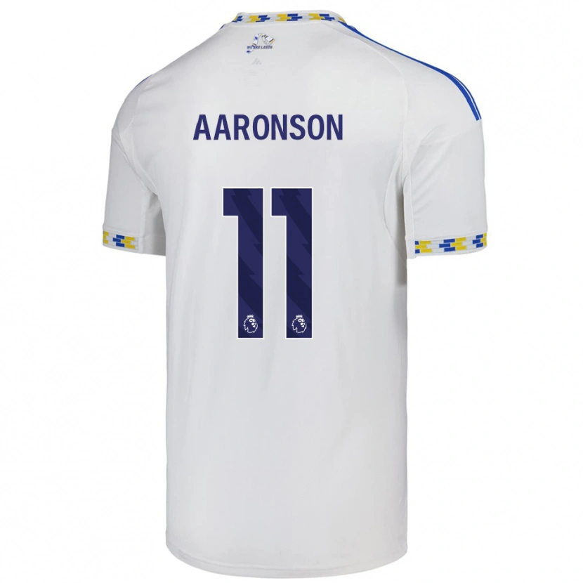 Danxen Kinder Brenden Aaronson #11 Weiß Blau Heimtrikot Trikot 2025/26 T-Shirt Österreich