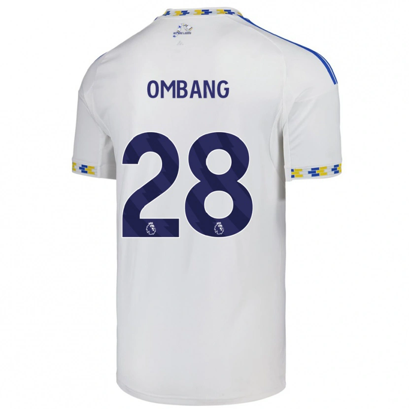 Danxen Kinder Darryl Ombang #28 Weiß Blau Heimtrikot Trikot 2025/26 T-Shirt Österreich