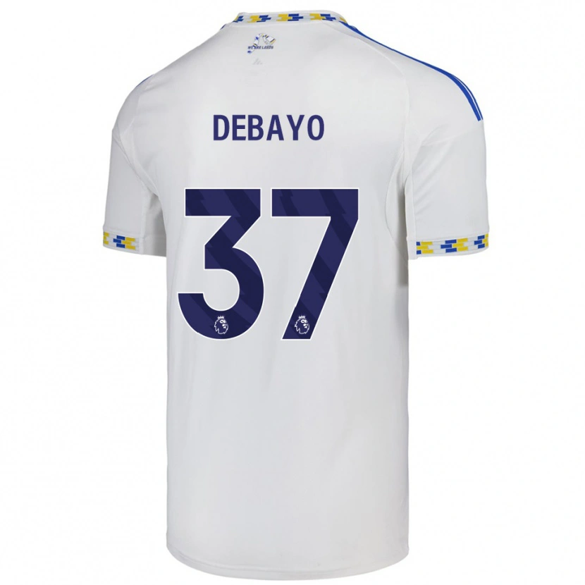 Danxen Kinder James Debayo #37 Weiß Blau Heimtrikot Trikot 2025/26 T-Shirt Österreich