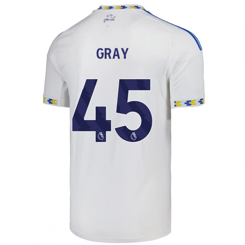 Danxen Kinder Harry Gray #45 Weiß Blau Heimtrikot Trikot 2025/26 T-Shirt Österreich