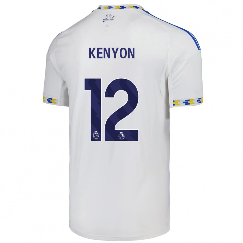 Danxen Kinder George Kenyon #12 Weiß Blau Heimtrikot Trikot 2025/26 T-Shirt Österreich