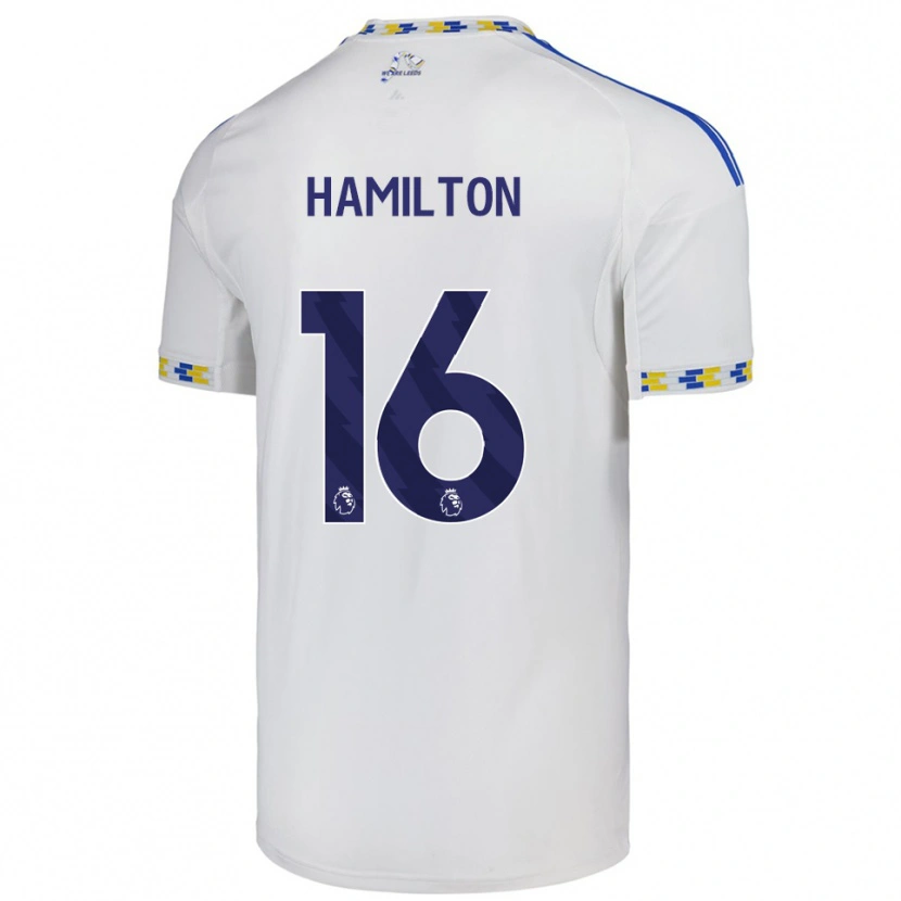 Danxen Kinder Joshua Hamilton #16 Weiß Blau Heimtrikot Trikot 2025/26 T-Shirt Österreich
