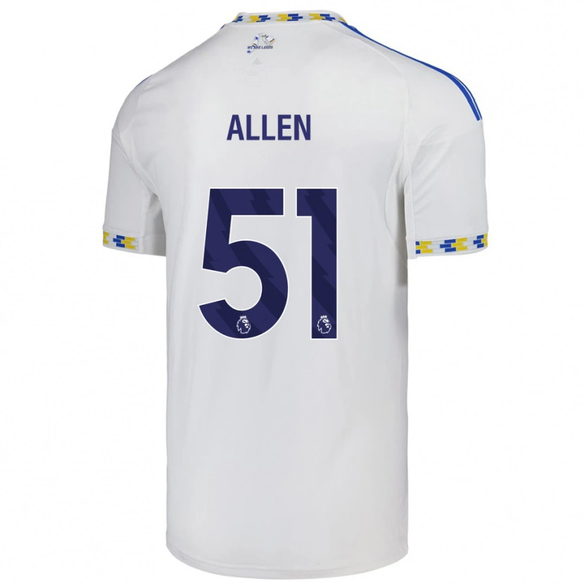Danxen Kinder Charlie Allen #51 Weiß Blau Heimtrikot Trikot 2025/26 T-Shirt Österreich
