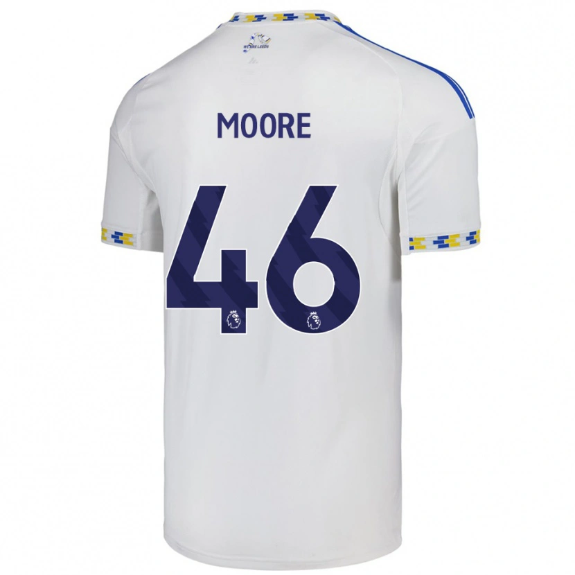 Danxen Kinder Kris Moore #46 Weiß Blau Heimtrikot Trikot 2025/26 T-Shirt Österreich