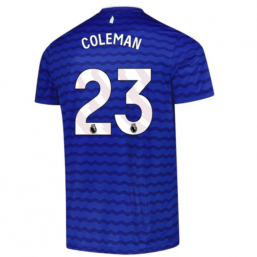 Danxen Kinder Séamus Coleman #23 Blau Marineblau Heimtrikot Trikot 2025/26 T-Shirt Österreich