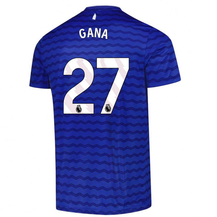 Danxen Kinder Idrissa Gueye #27 Blau Marineblau Heimtrikot Trikot 2025/26 T-Shirt Österreich