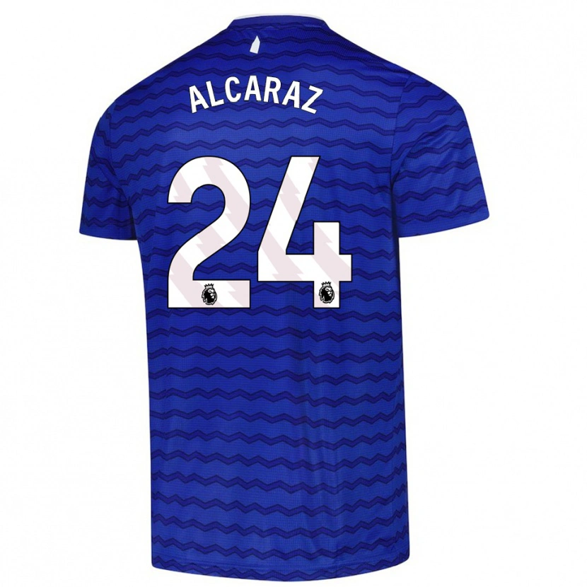 Danxen Kinder Carlos Alcaraz #24 Blau Marineblau Heimtrikot Trikot 2025/26 T-Shirt Österreich