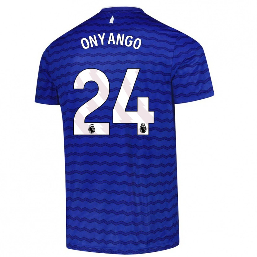 Danxen Kinder Tyler Onyango #24 Blau Marineblau Heimtrikot Trikot 2025/26 T-Shirt Österreich