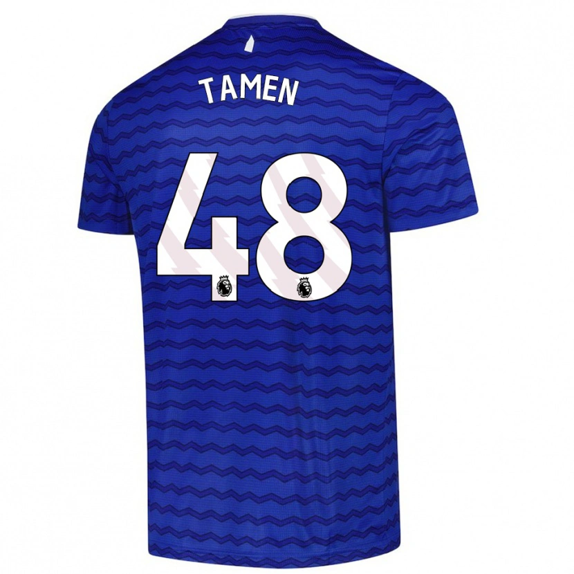 Danxen Kinder William Tamen #48 Blau Marineblau Heimtrikot Trikot 2025/26 T-Shirt Österreich