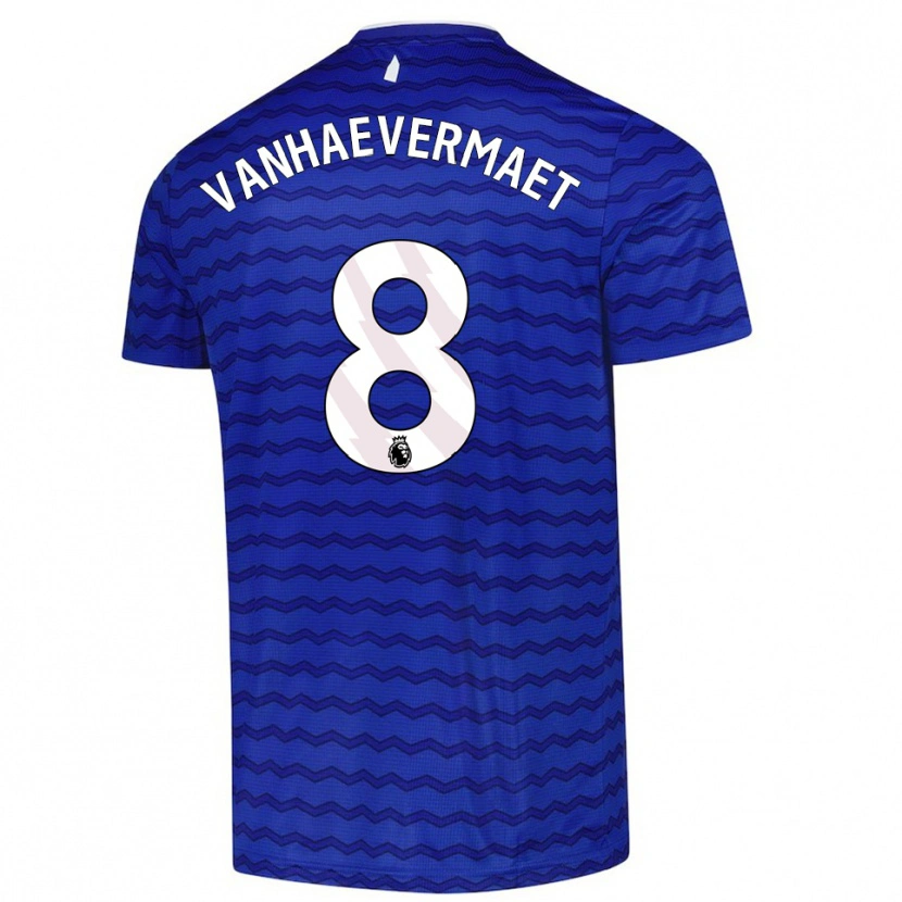 Danxen Kinder Justine Vanhaevermaet #8 Blau Marineblau Heimtrikot Trikot 2025/26 T-Shirt Österreich