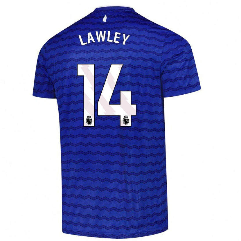Danxen Kinder Melissa Lawley #14 Blau Marineblau Heimtrikot Trikot 2025/26 T-Shirt Österreich