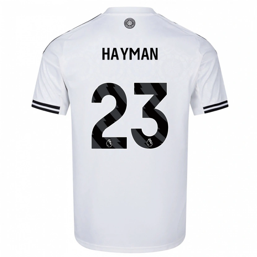 Danxen Kinder Alex Hayman #23 Weiß Schwarz Heimtrikot Trikot 2025/26 T-Shirt Österreich