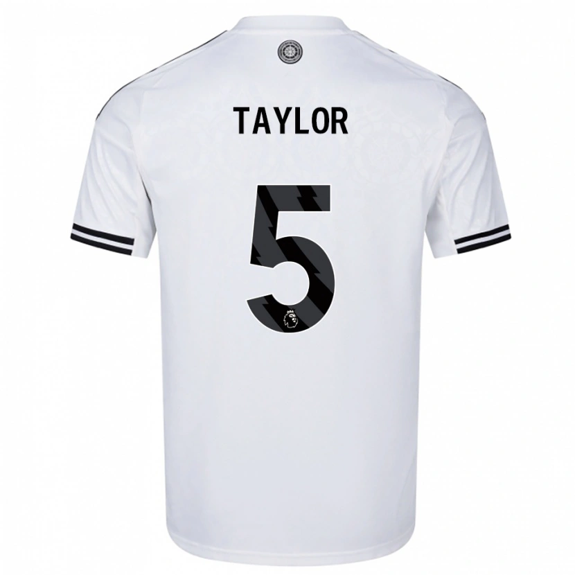 Danxen Kinder Archie Taylor #5 Weiß Schwarz Heimtrikot Trikot 2025/26 T-Shirt Österreich