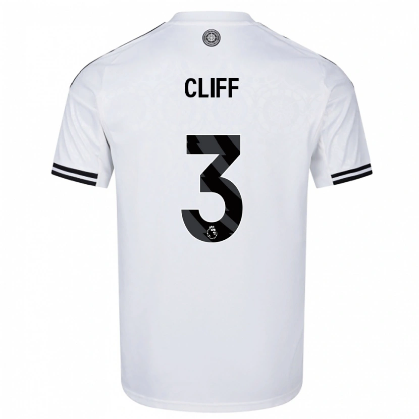 Danxen Kinder Callum Cliff #3 Weiß Schwarz Heimtrikot Trikot 2025/26 T-Shirt Österreich