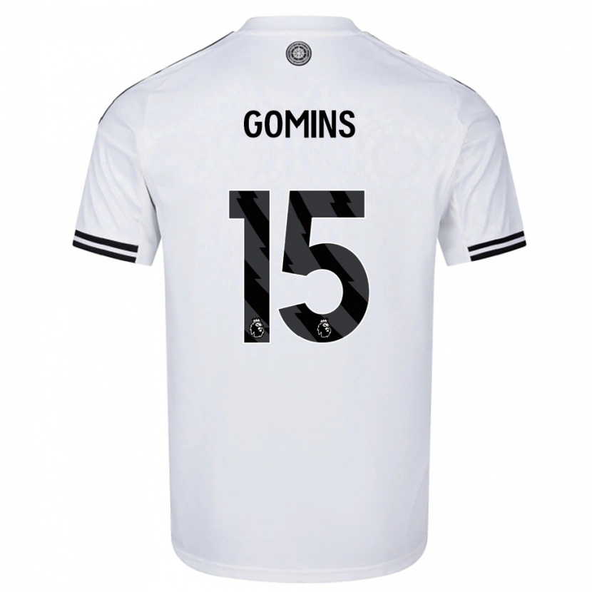 Danxen Kinder Markuss Gomins #15 Weiß Schwarz Heimtrikot Trikot 2025/26 T-Shirt Österreich