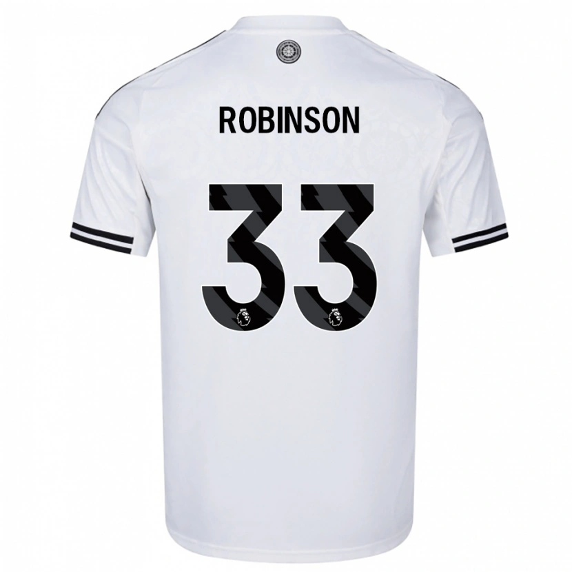 Danxen Kinder Antonee Robinson #33 Weiß Schwarz Heimtrikot Trikot 2025/26 T-Shirt Österreich