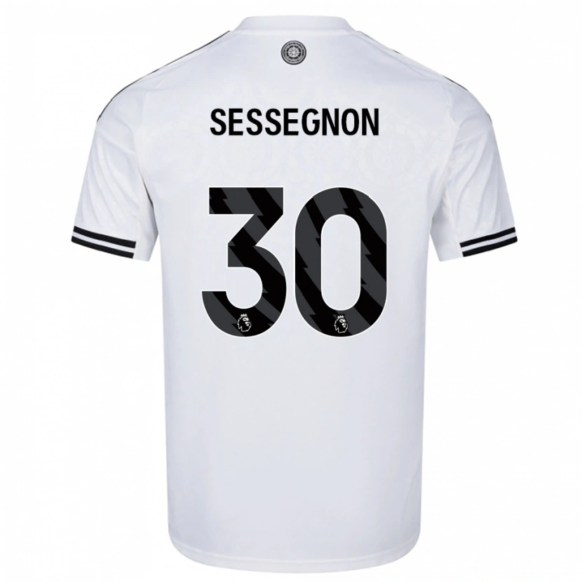Danxen Kinder Ryan Sessegnon #30 Weiß Schwarz Heimtrikot Trikot 2025/26 T-Shirt Österreich