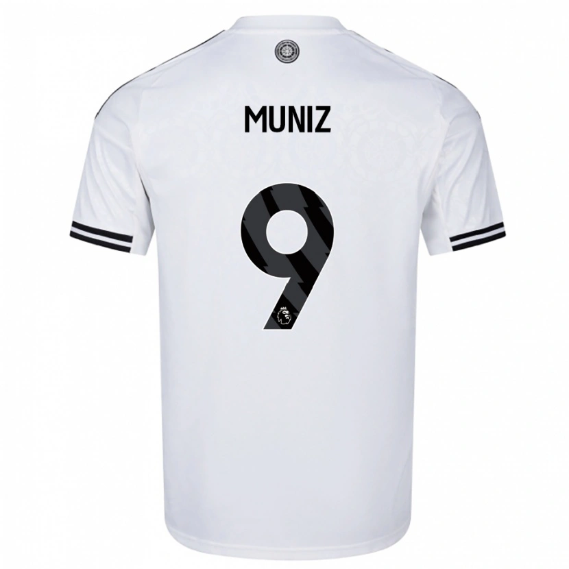 Danxen Kinder Rodrigo Muniz #9 Weiß Schwarz Heimtrikot Trikot 2025/26 T-Shirt Österreich