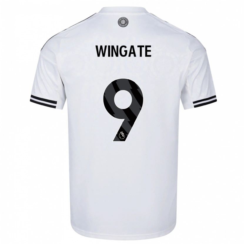 Danxen Kinder Tom Wingate #9 Weiß Schwarz Heimtrikot Trikot 2025/26 T-Shirt Österreich