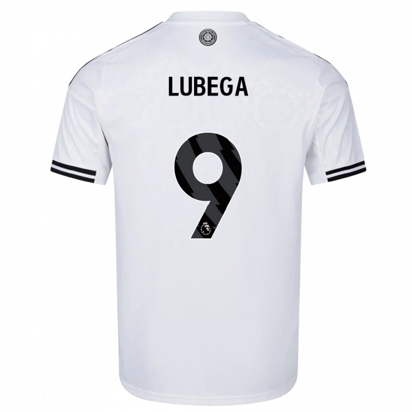 Danxen Kinder Bashil Lubega #9 Weiß Schwarz Heimtrikot Trikot 2025/26 T-Shirt Österreich