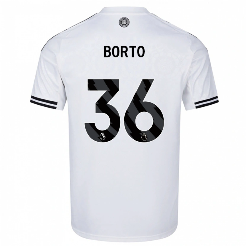 Danxen Kinder Alex Borto #36 Weiß Schwarz Heimtrikot Trikot 2025/26 T-Shirt Österreich