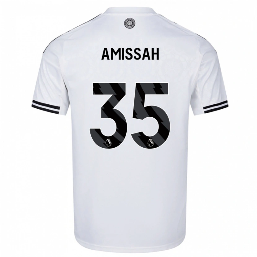Danxen Kinder Sam Amissah #35 Weiß Schwarz Heimtrikot Trikot 2025/26 T-Shirt Österreich