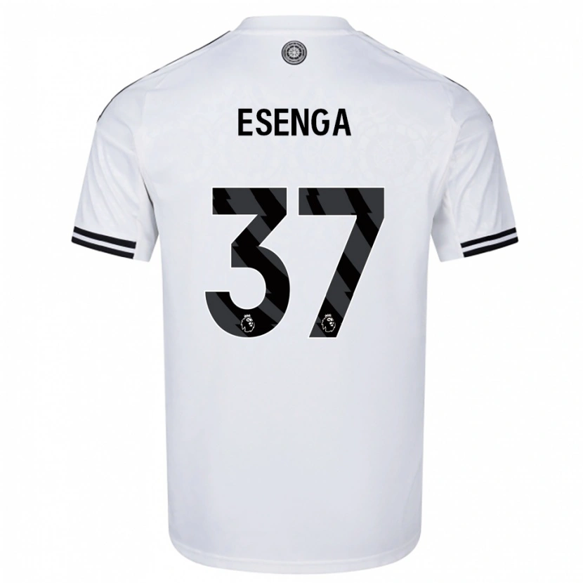 Danxen Kinder Jonathan Esenga #37 Weiß Schwarz Heimtrikot Trikot 2025/26 T-Shirt Österreich