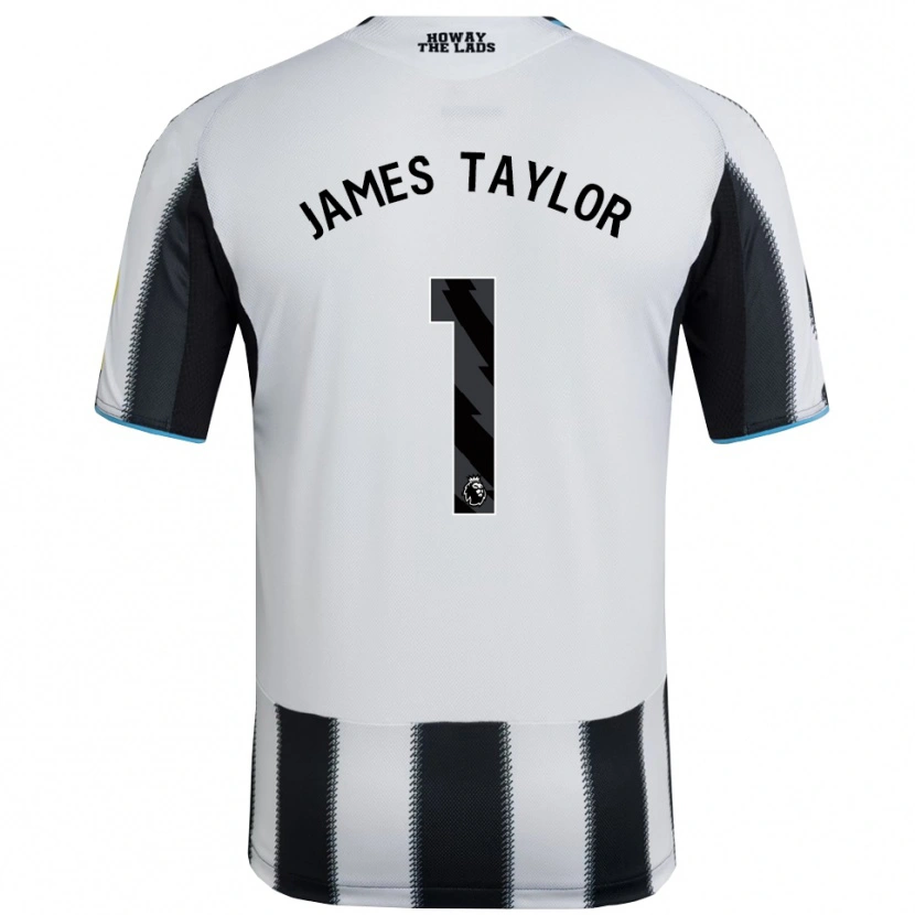 Danxen Kinder James Taylor #1 Schwarz Weiß Heimtrikot Trikot 2025/26 T-Shirt Österreich