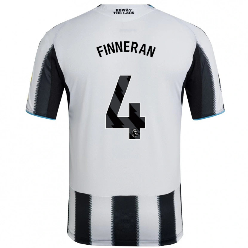 Danxen Kinder Rory Finneran #4 Schwarz Weiß Heimtrikot Trikot 2025/26 T-Shirt Österreich