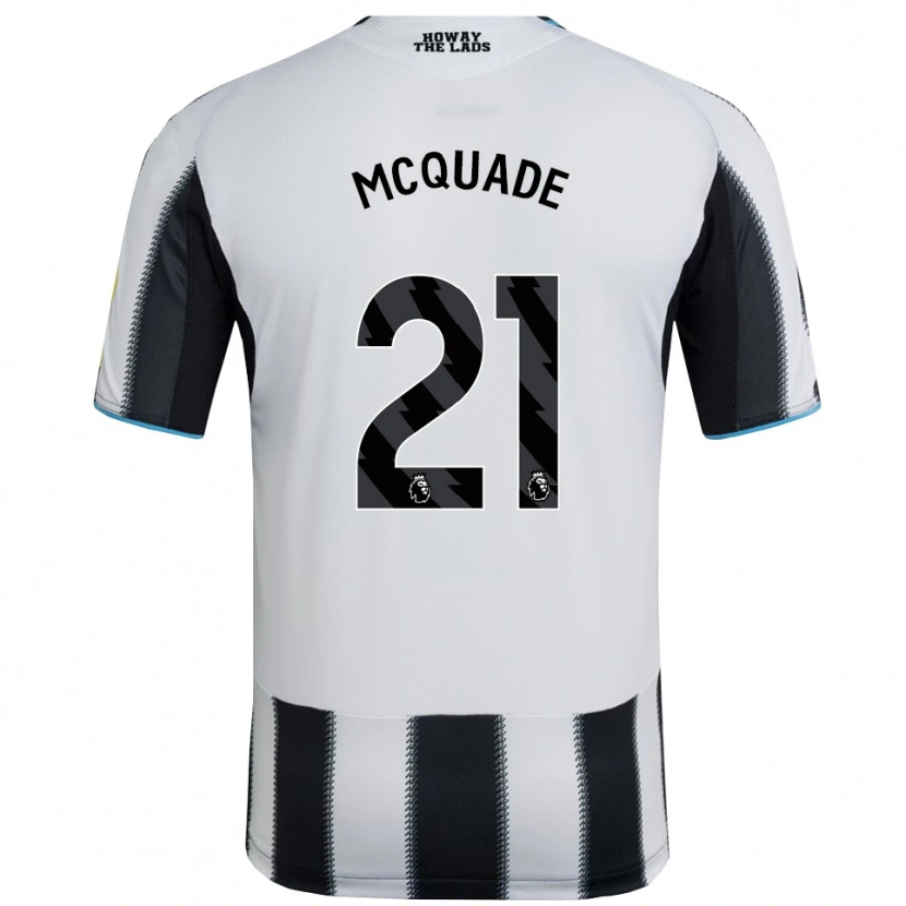 Danxen Kinder Jasmine Mcquade #21 Schwarz Weiß Heimtrikot Trikot 2025/26 T-Shirt Österreich