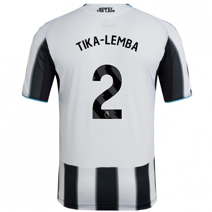 Danxen Kinder Ezra Tika-Lemba #2 Schwarz Weiß Heimtrikot Trikot 2025/26 T-Shirt Österreich