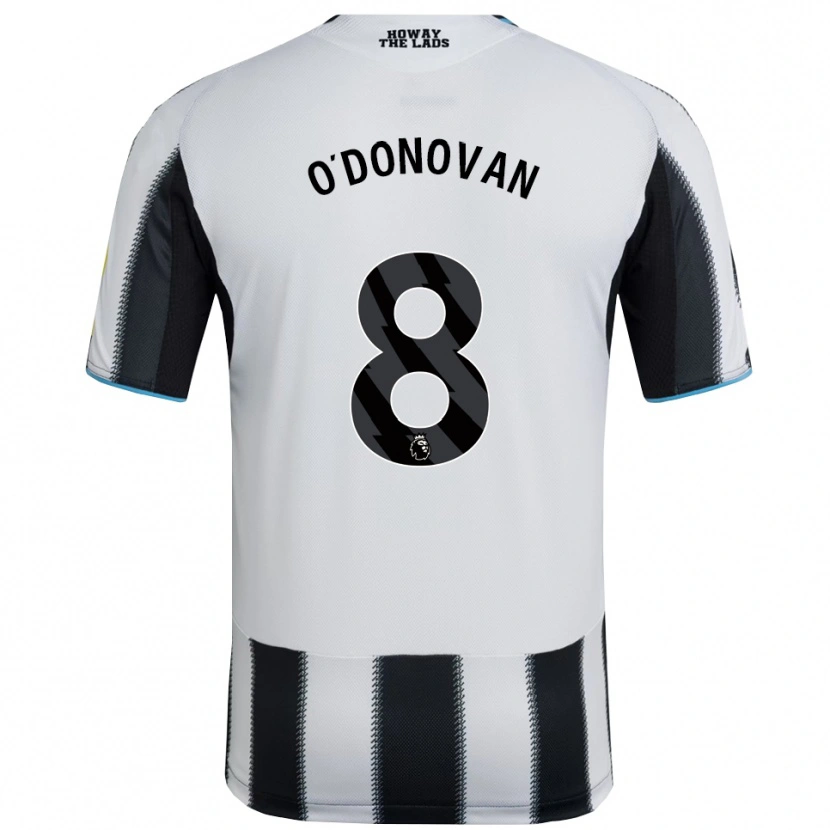 Danxen Kinder Alex O'donovan #8 Schwarz Weiß Heimtrikot Trikot 2025/26 T-Shirt Österreich