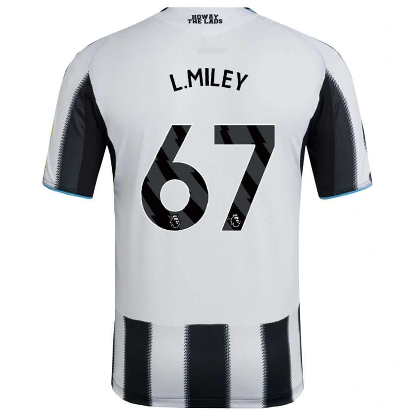 Danxen Kinder Lewis Miley #67 Schwarz Weiß Heimtrikot Trikot 2025/26 T-Shirt Österreich