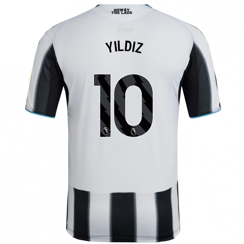 Danxen Kinder Baran Yıldız #10 Schwarz Weiß Heimtrikot Trikot 2025/26 T-Shirt Österreich