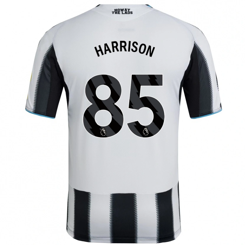 Danxen Kinder Adam Harrison #85 Schwarz Weiß Heimtrikot Trikot 2025/26 T-Shirt Österreich